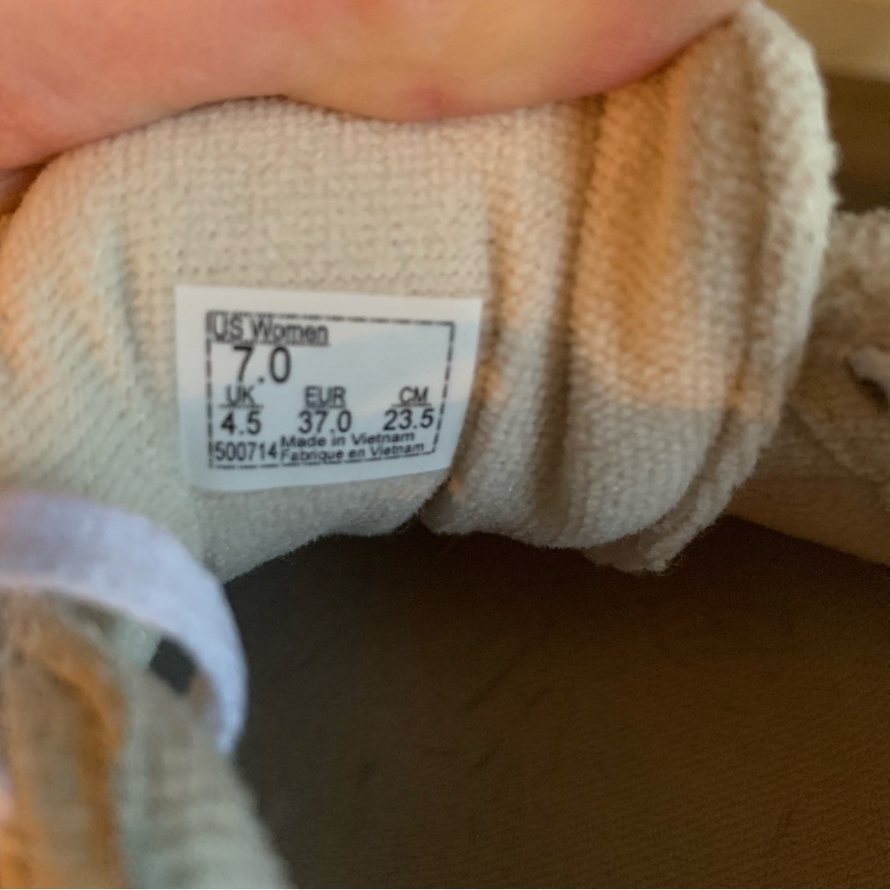 Vans Shoes Deluxe Comfort Off the Wall Beige & White Women’s Size 7 - Picture 10 of 10